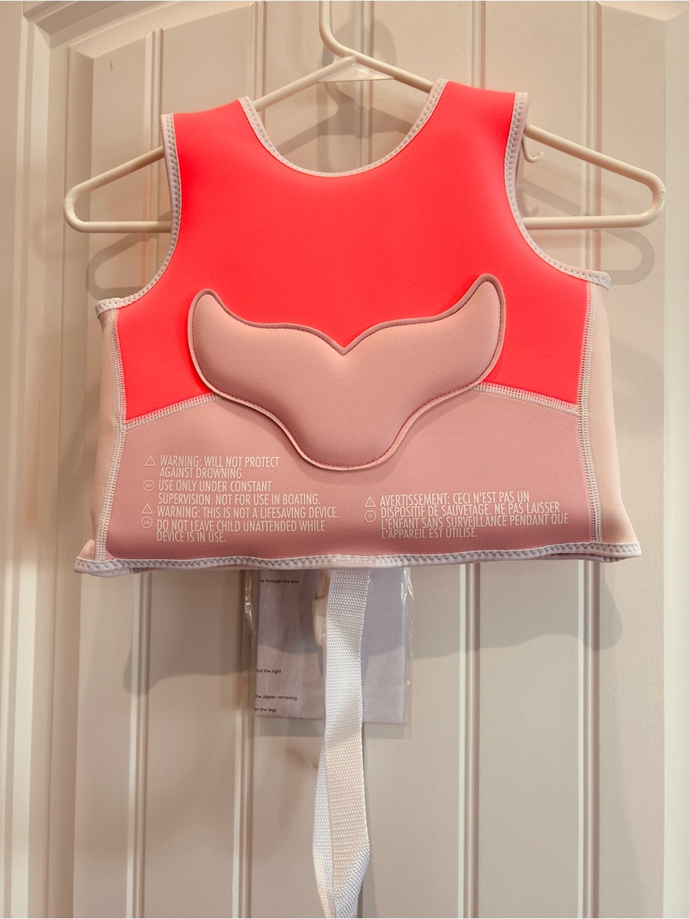 Sunnylife Melody the Mermaid Two-Tone Strawberry\Pink Swim Vest - NWT - Picture 3 of 9